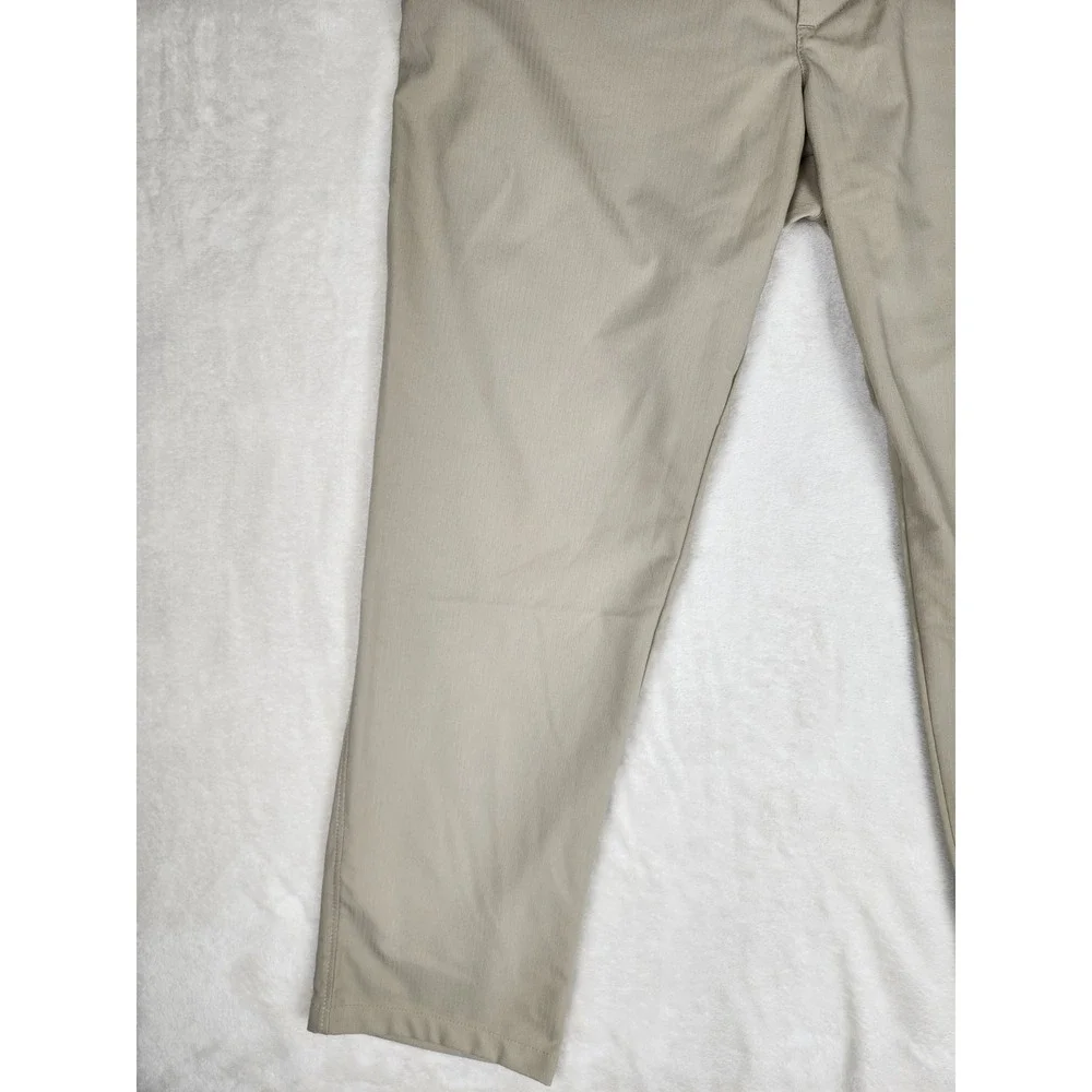 Under Armour Showdown Golf Pants Men's 38 x 32 Beige Performance Stretch Elastic - Picture 3 of 14